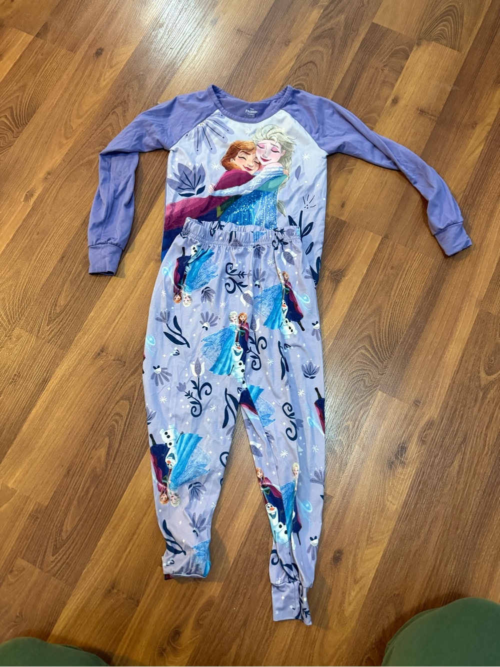 Disney Purple Frozen Sisters Long-Sleeve Pajamas